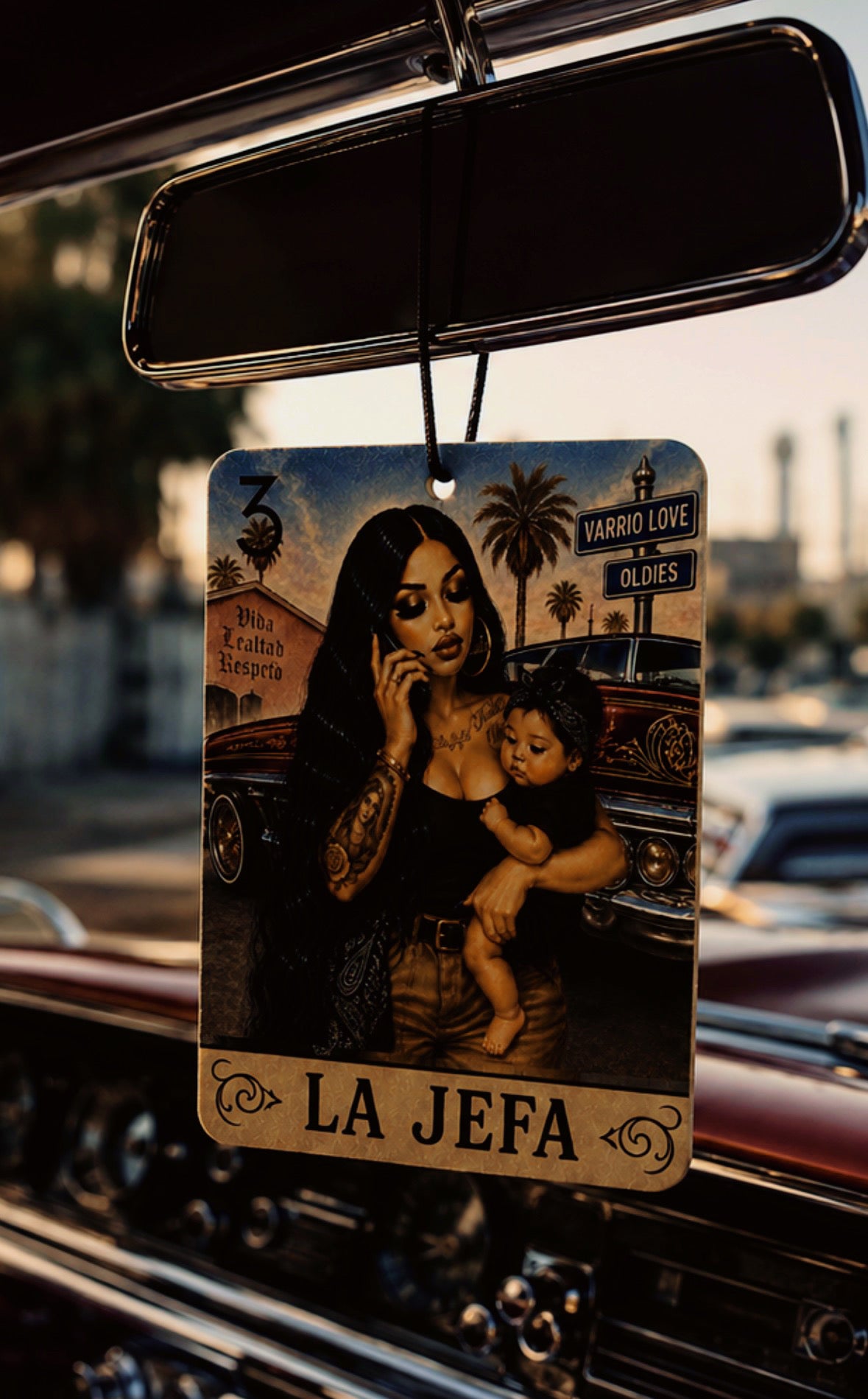 “La Jefa” Premium Car Air Freshener